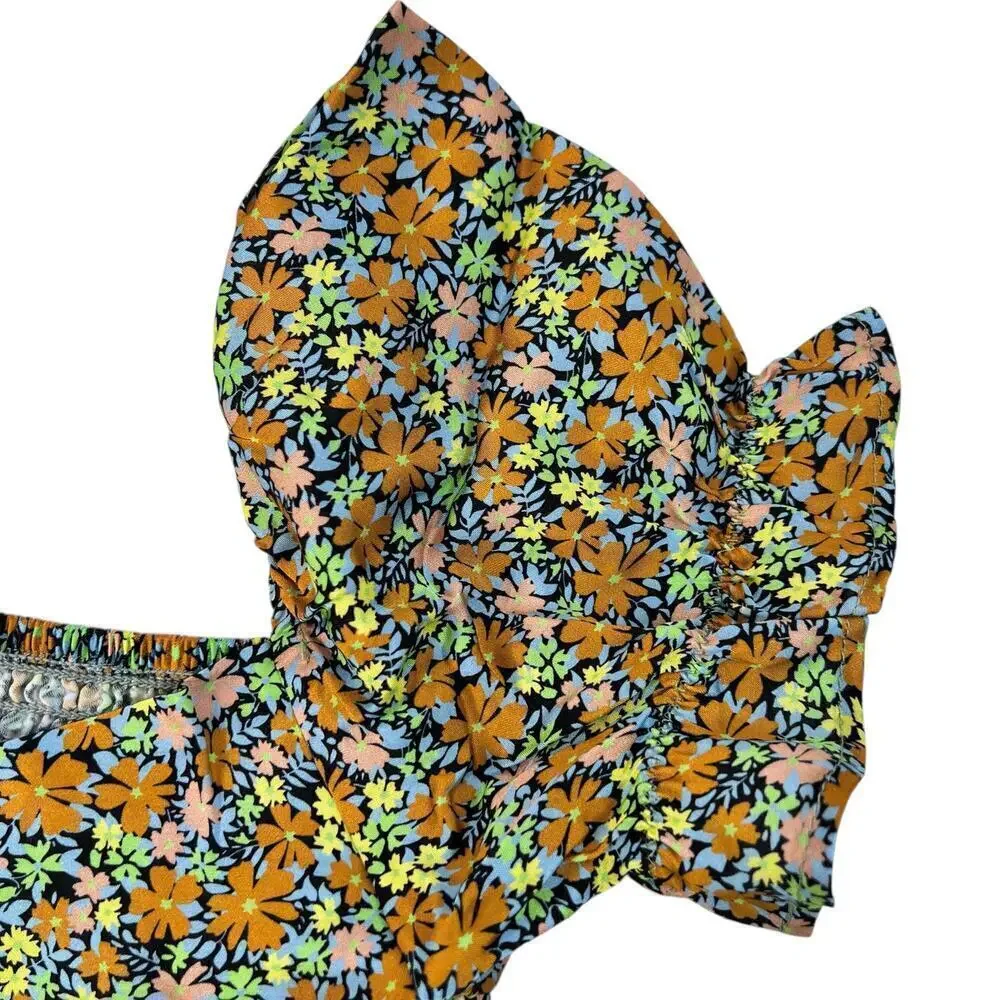 New Women’s Maaji Blossom Briella Cover-Up Crop Top Size S